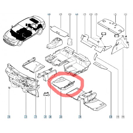 749410005R FLUENCE SOL ÖN TABAN SACI SES KESICI PLASTIGI