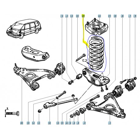 6025103357 ESPACE 2 II ÖN HELEZON SAĞ SOL ADET MAIS