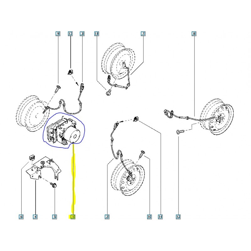 476600714R SANDERO 2 II ABS BEYNI MAIS