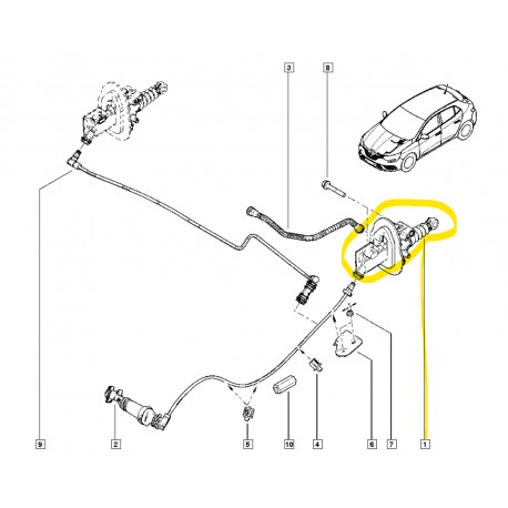 306107880R MEGANE IV 4 DEBBRIYAJ ÜST MERKEZ MAIS