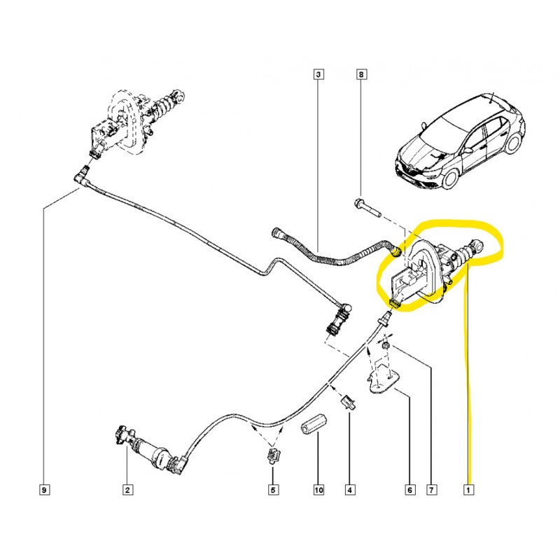 306107880R MEGANE IV 4 DEBBRIYAJ ÜST MERKEZ MAIS