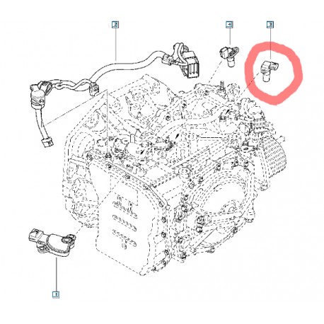 7701065842 MEGANE 3 LAGUNA 3 OVK  OTOMATIK ŞANZIMAN KAPTÖR