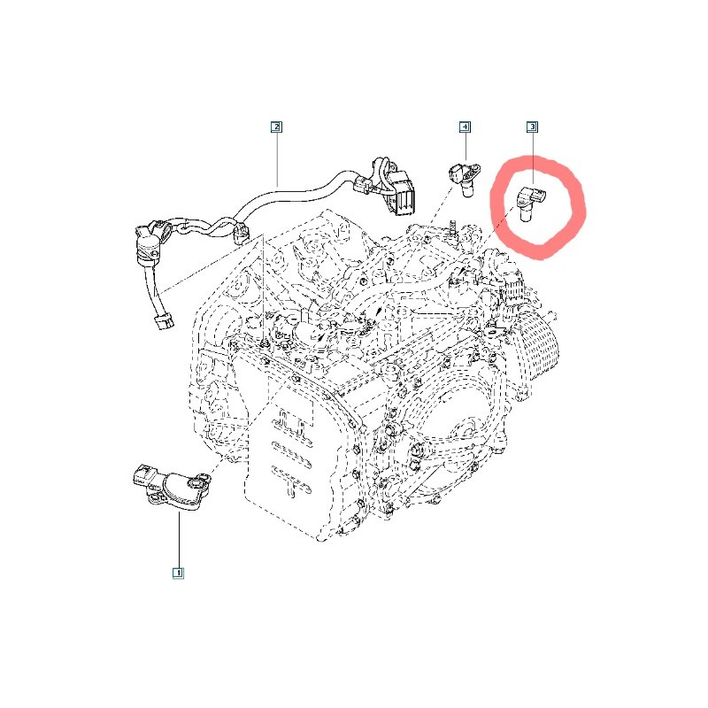 7701065842 MEGANE 3 LAGUNA 3 OVK  OTOMATIK ŞANZIMAN KAPTÖR