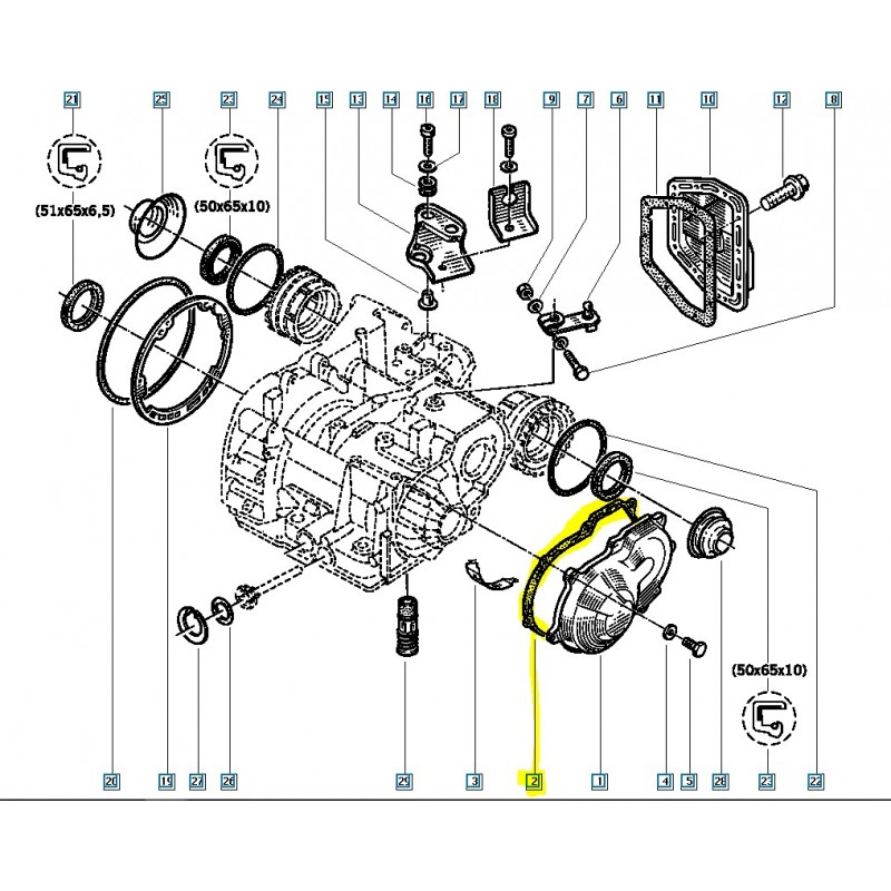 7700735572 MEGANE DEPO ŞANZIMAN KAPAK CONTA MAIS