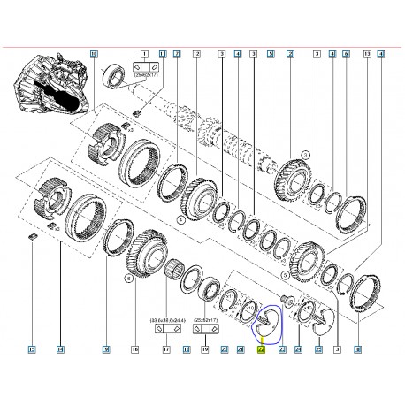 32346AW610 TALISMAN SANZIMAN DURDURMA RONDELASI MAIS