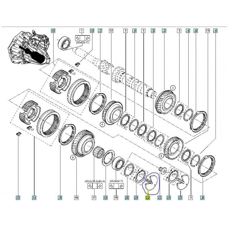 32346AW610 TALISMAN SANZIMAN DURDURMA RONDELASI MAIS