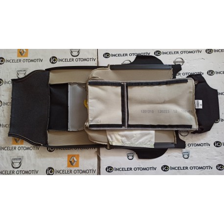 876703118R MEGANE 3 III SOL ÖN KOLTUK SIRT KILIFI DÖŞEMESI