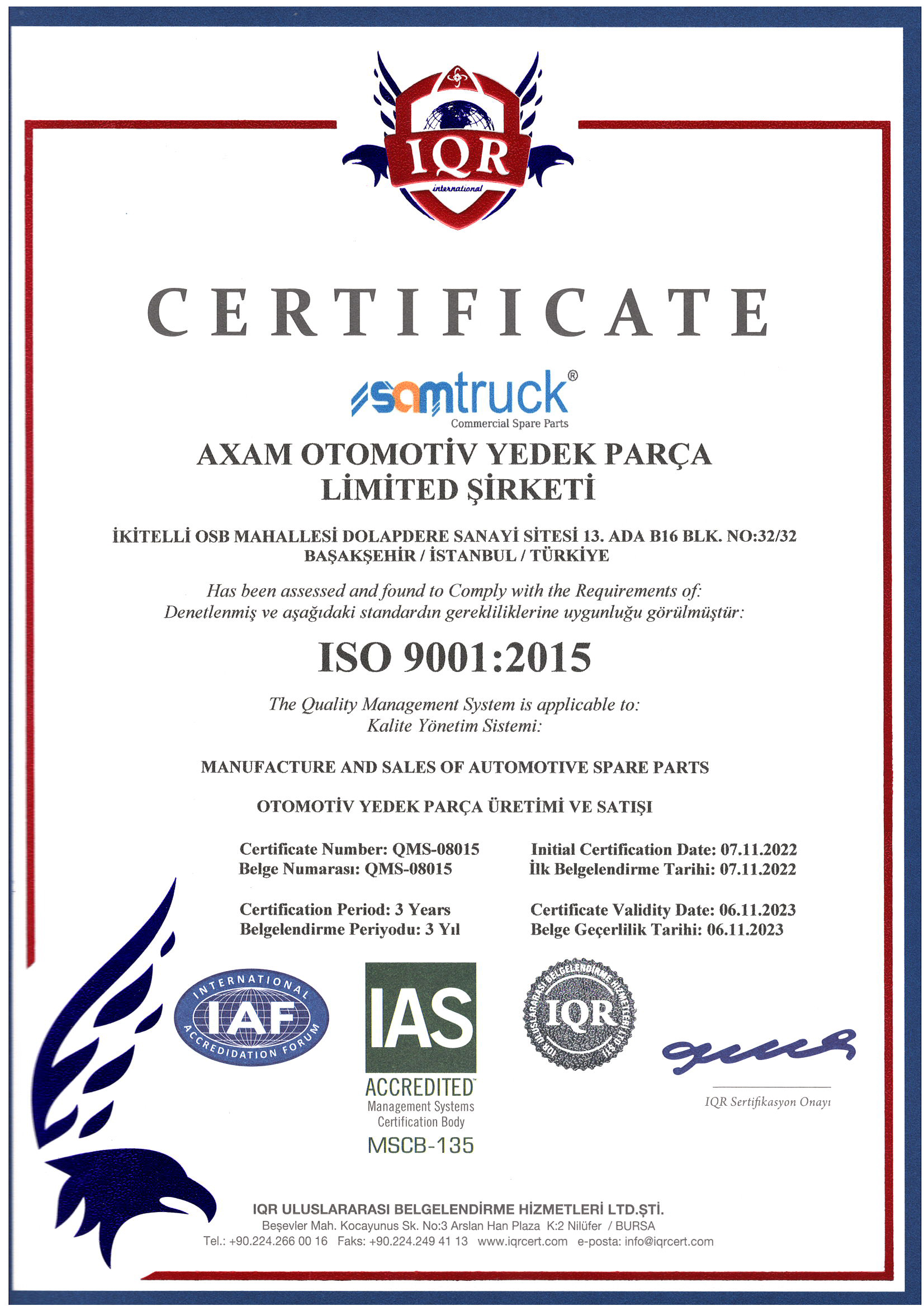 ISO 9001:2015