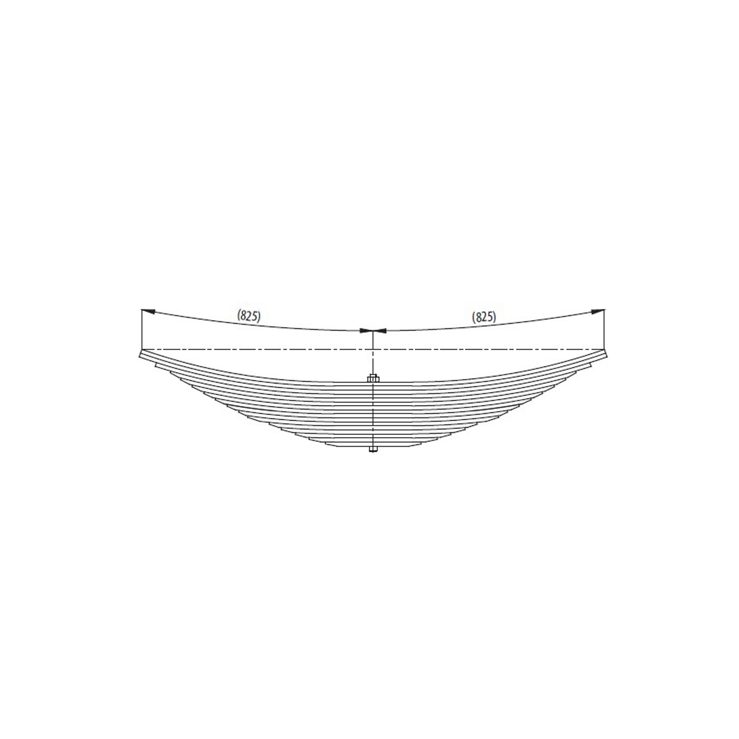 MAN Tga 33.412 / 41.400 / 41.420 Rear Complete Leaf Spring