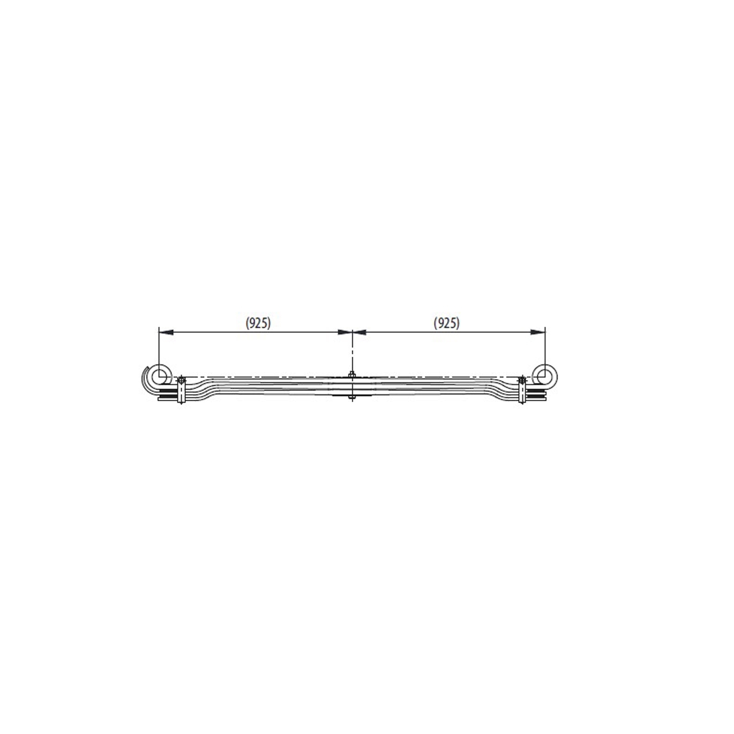 MAN Tga 33.360 Front Complete Leaf Spring