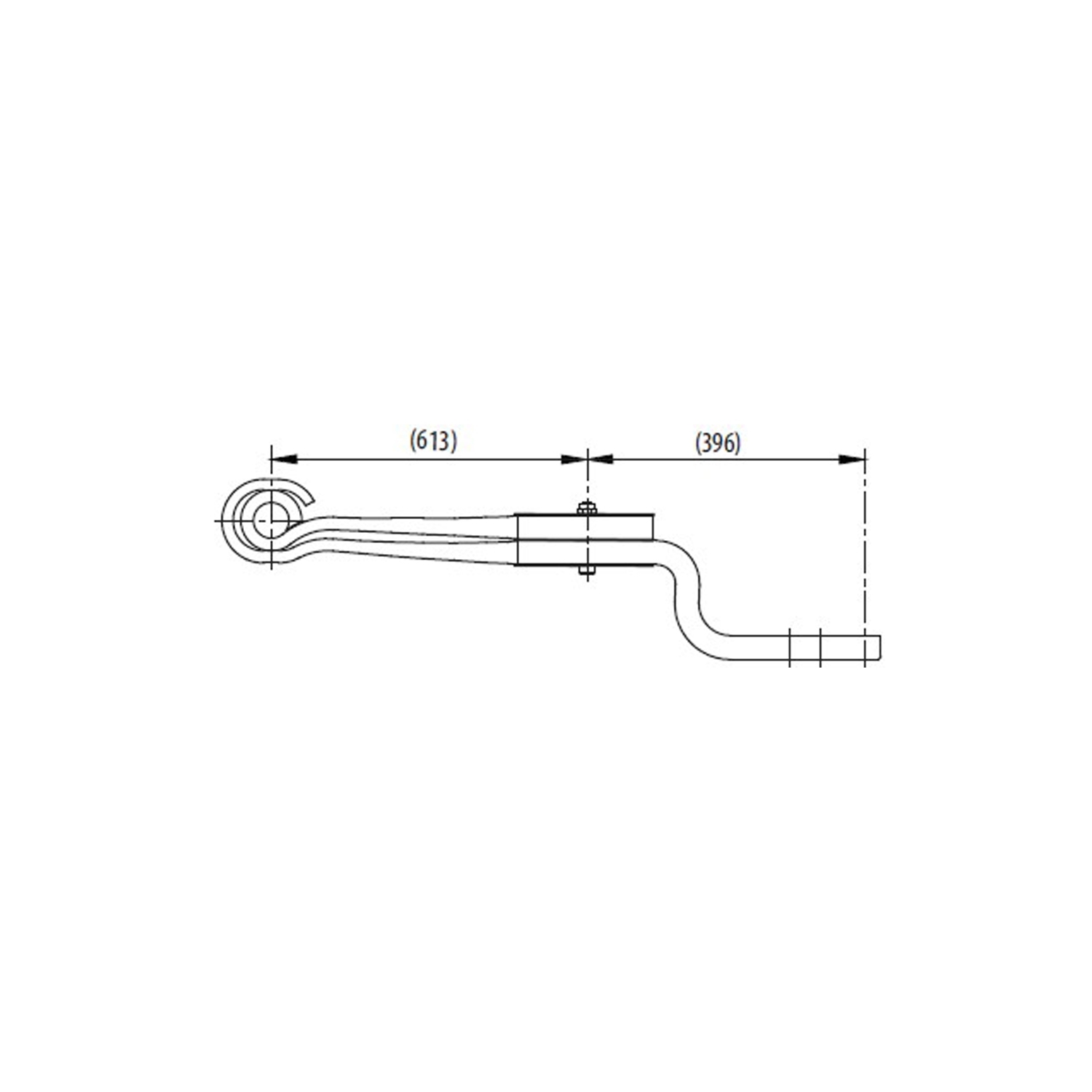 Renault Premium 385 / 400 Tractor Air Cushioned Complete Leaf Spring - Right