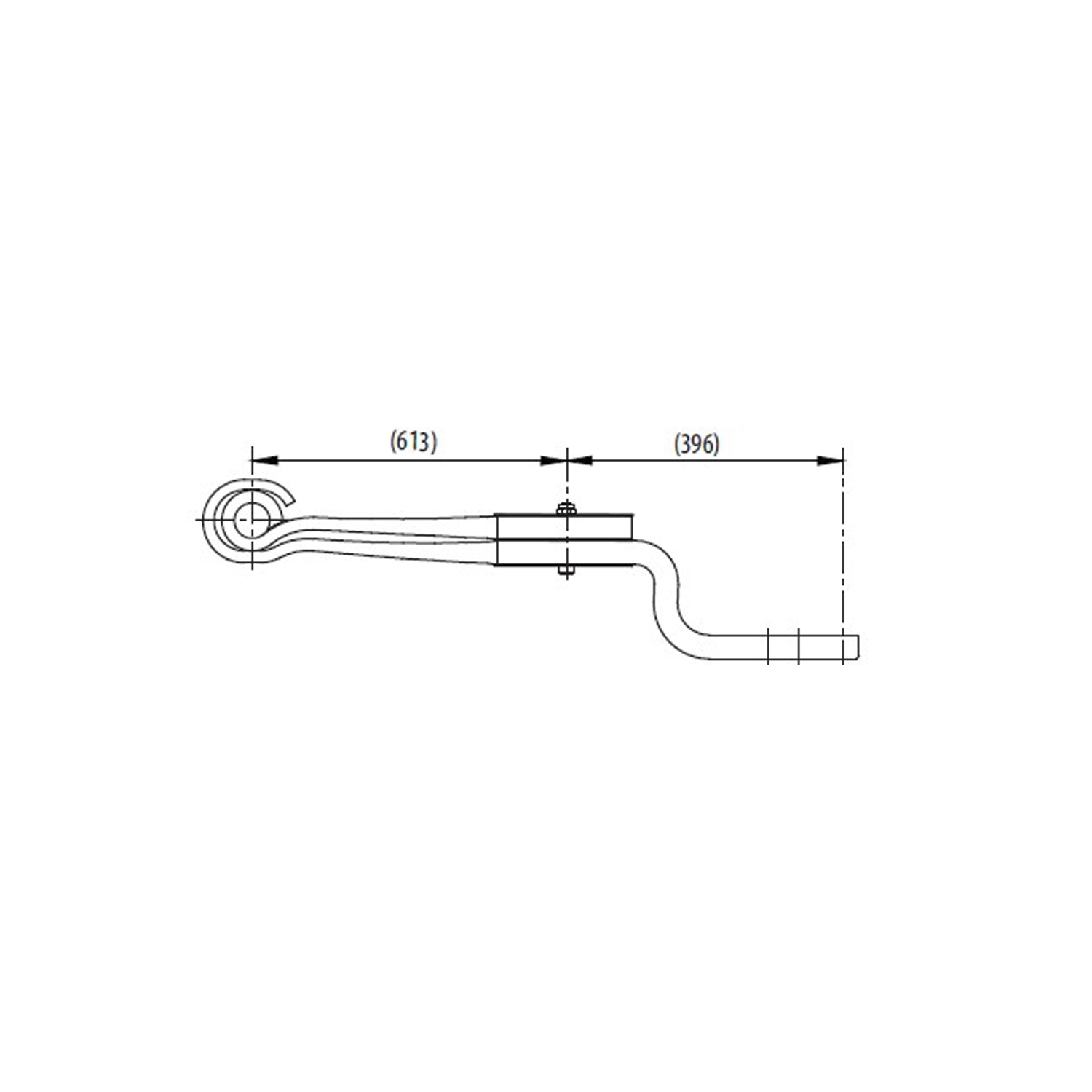 Renault Premium 385 / 400 Tractor Air Cushioned Complete Leaf Spring - Left