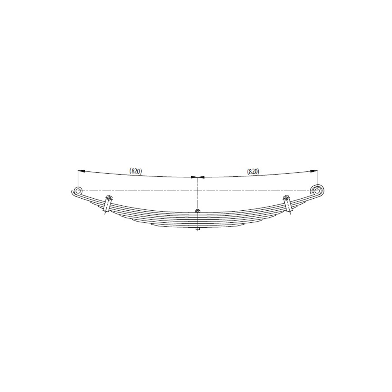Renault Kerax 420 Front Complete Leaf Spring