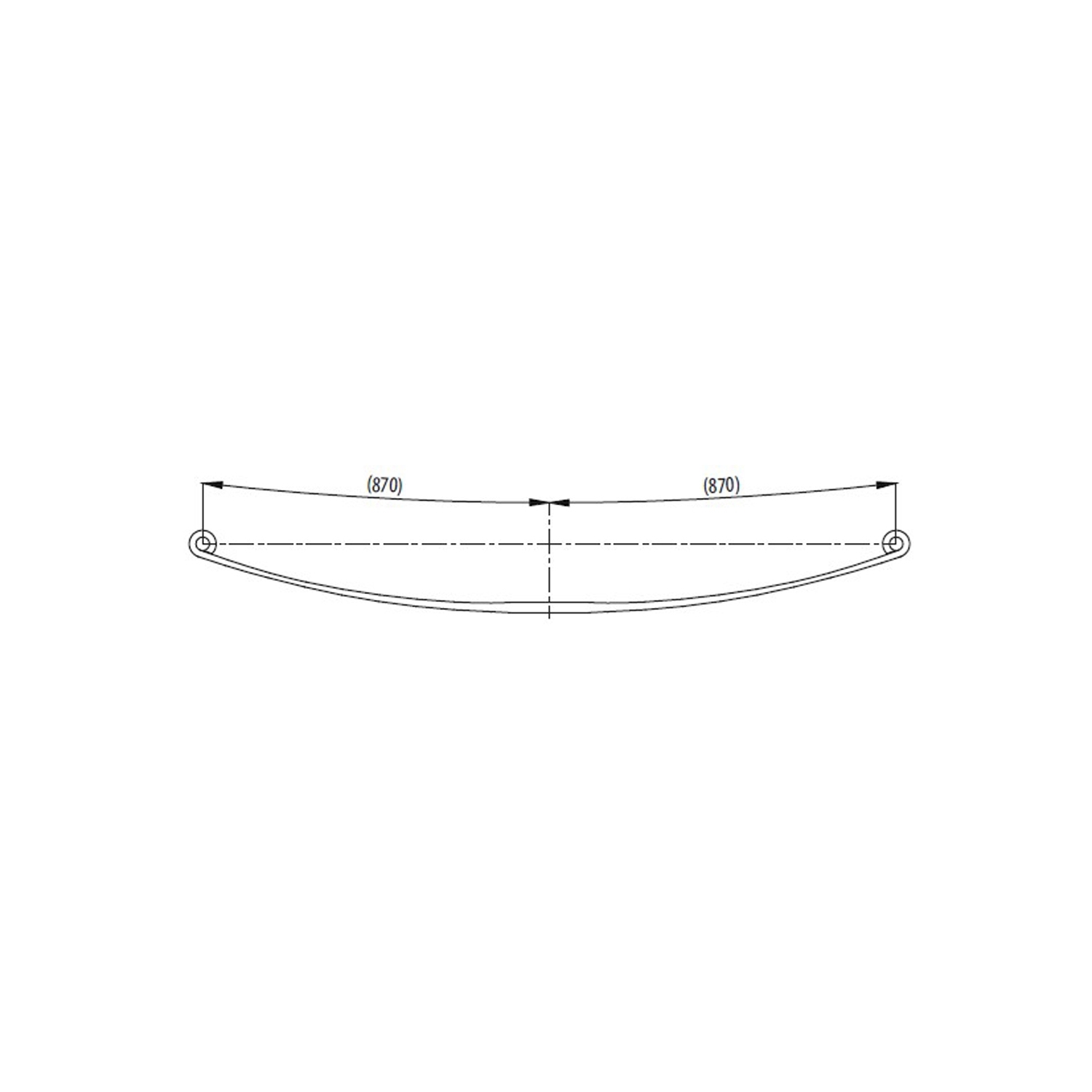Renault Medium Front Complete Leaf Spring