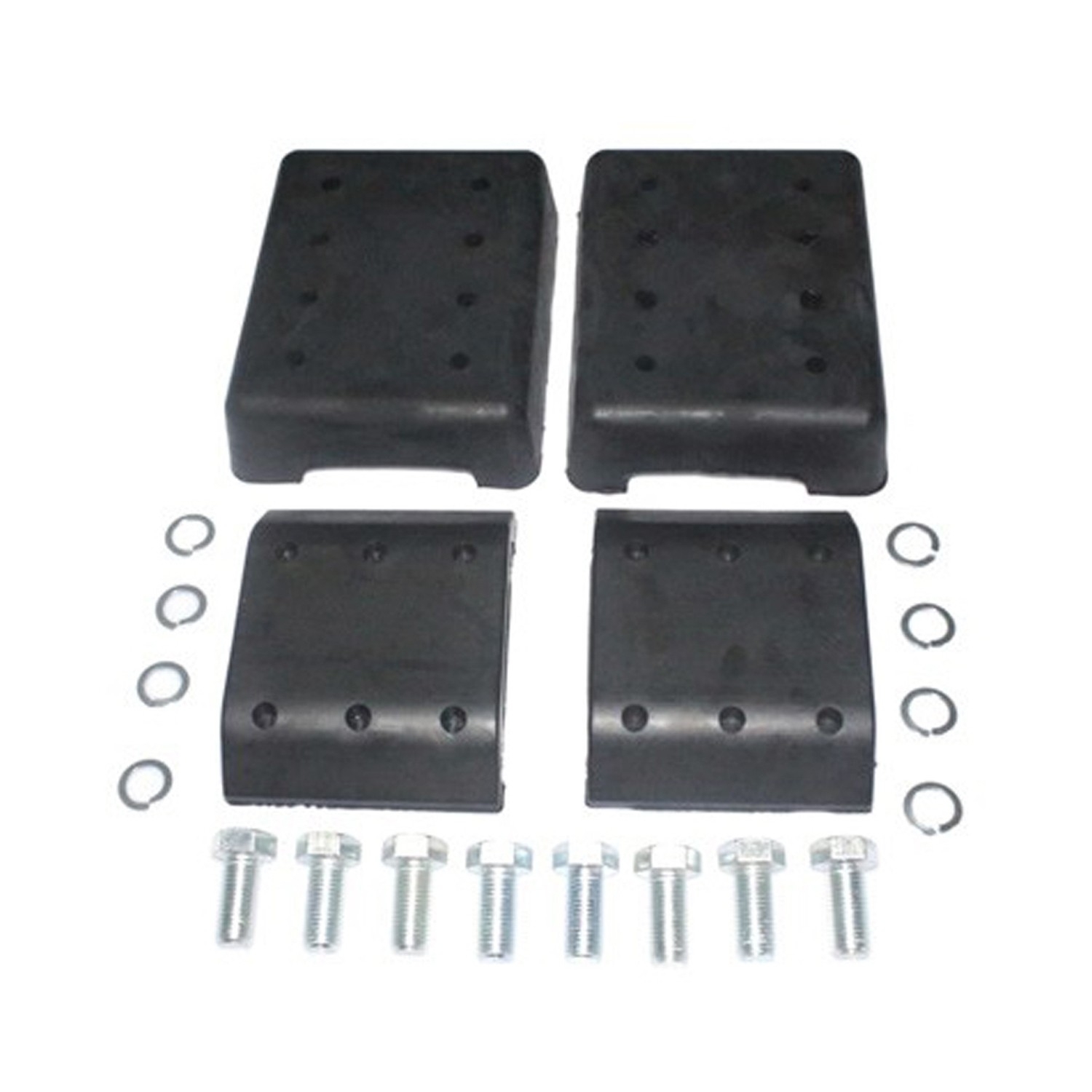 Fifth Wheel MAN Type Leg Rubber Mount - Kit / Bolted
