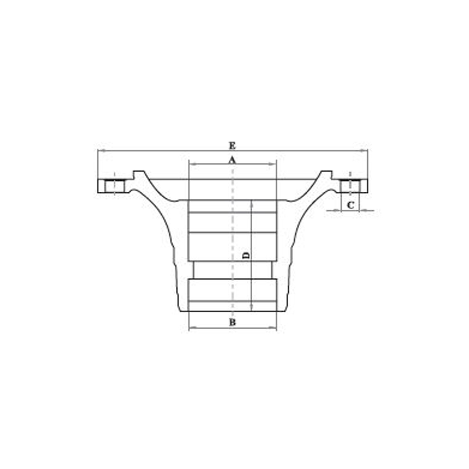 DAF CF 430 Front Hub - Disc-type
