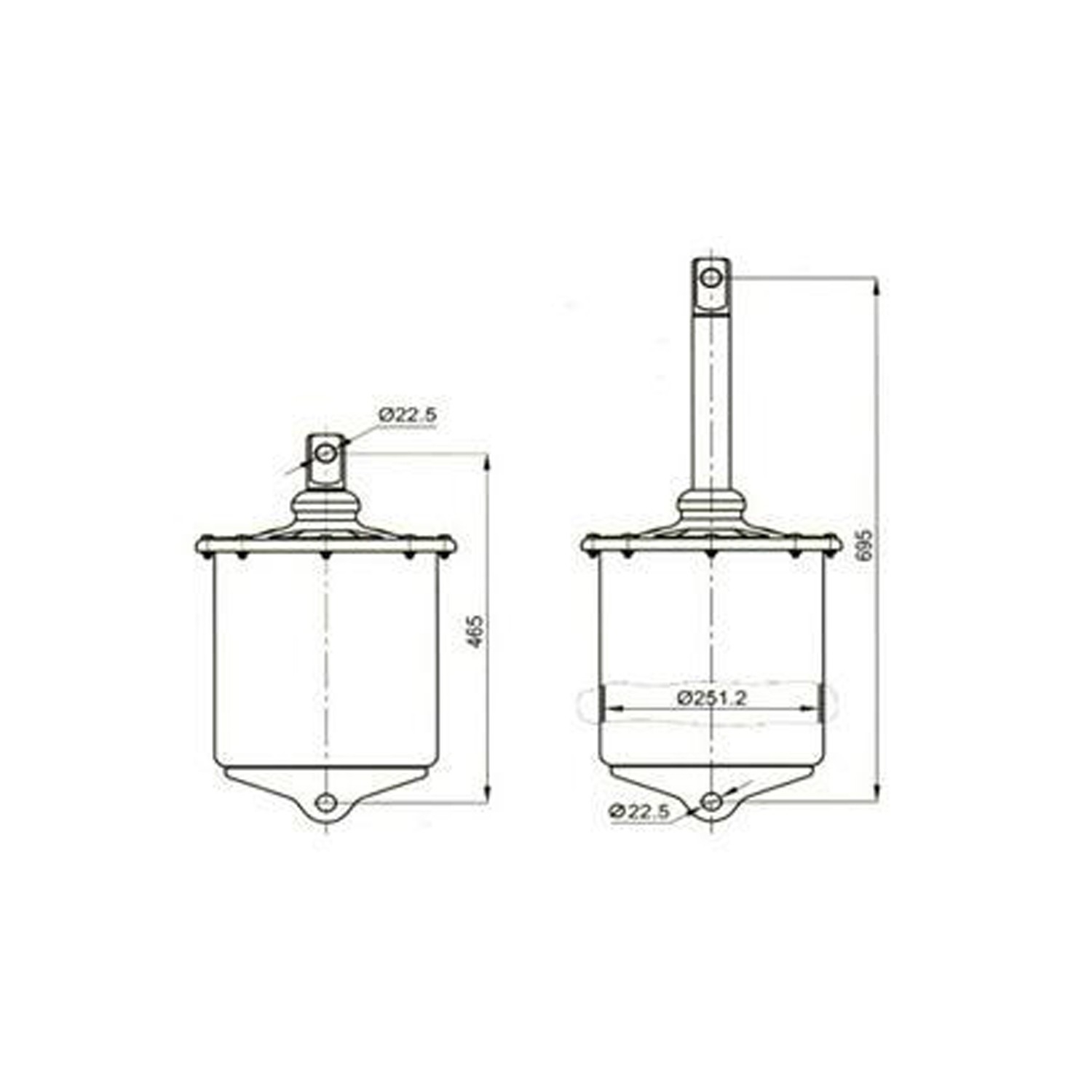 250 Lik 30 CM Sheet Piston - Içten Covered