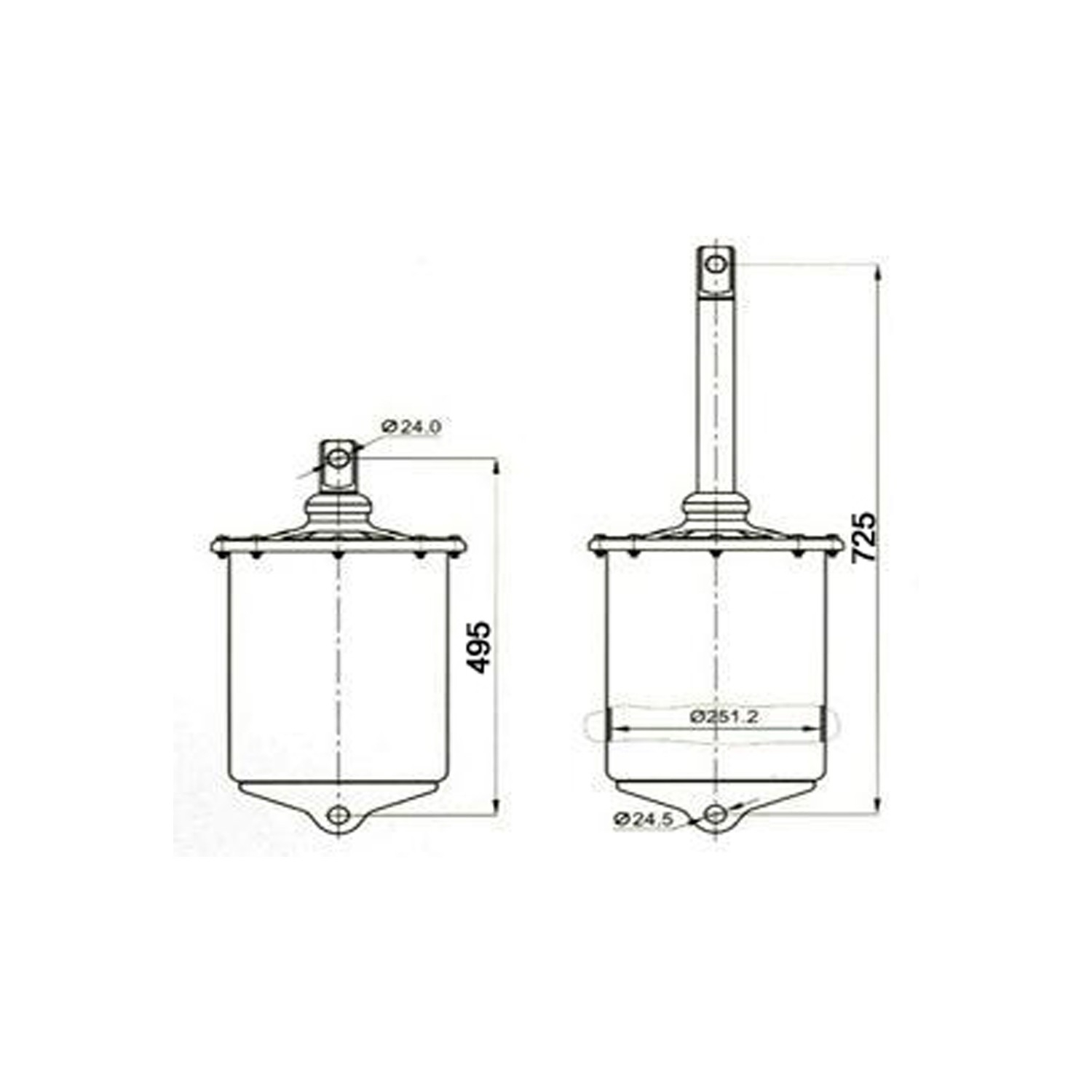 250 Lik 32 CM Sheet Piston - Içten Covered