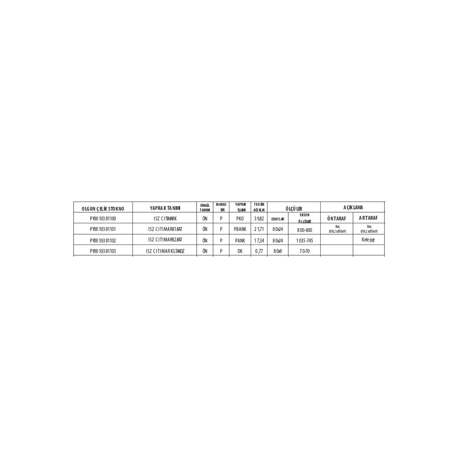 Isuzu Citimark Parabolic Front Complete Leaf Spring