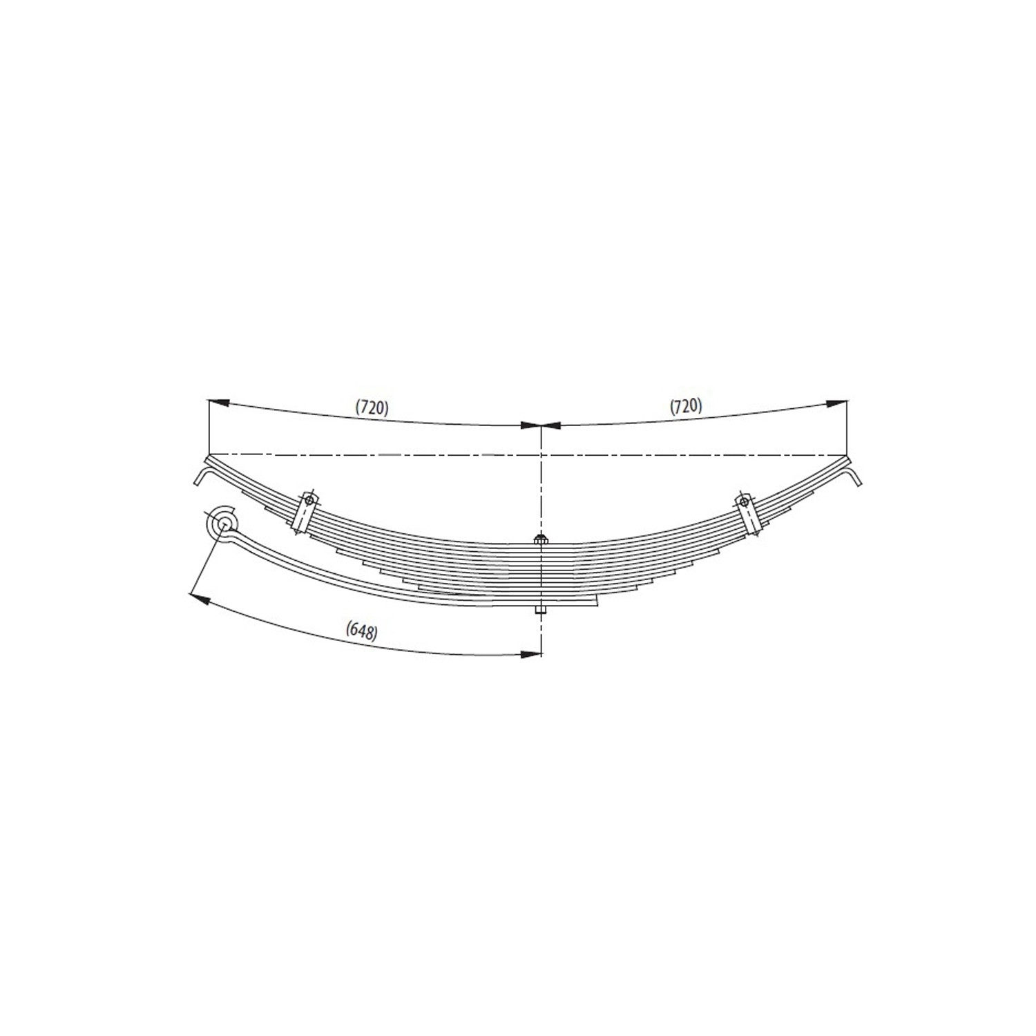 FORD D-750 / 1210 ARKA KOMPLE MAKAS